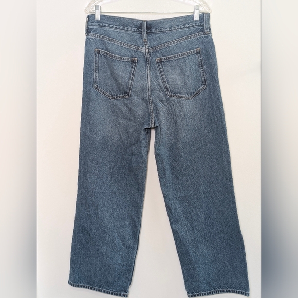 J.Crew 90s Vintage Baggy Jeans Size 29 High Rise Y2K Wide Leg Denim NWT - Picture 5 of 7